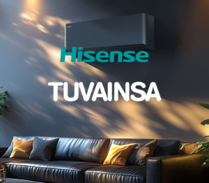Imagen Cabecera de noticia de Hisense el nuevo fabricante de aire acondicionado en Tuvainsa